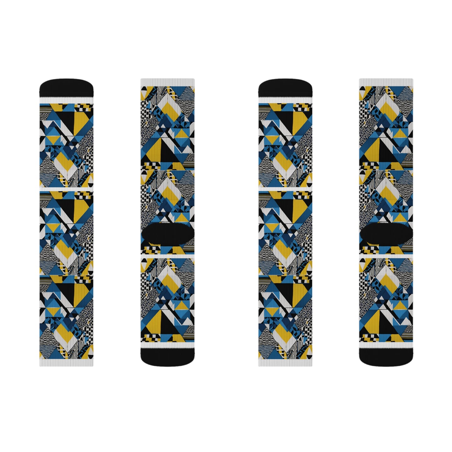 Afro pattern socks