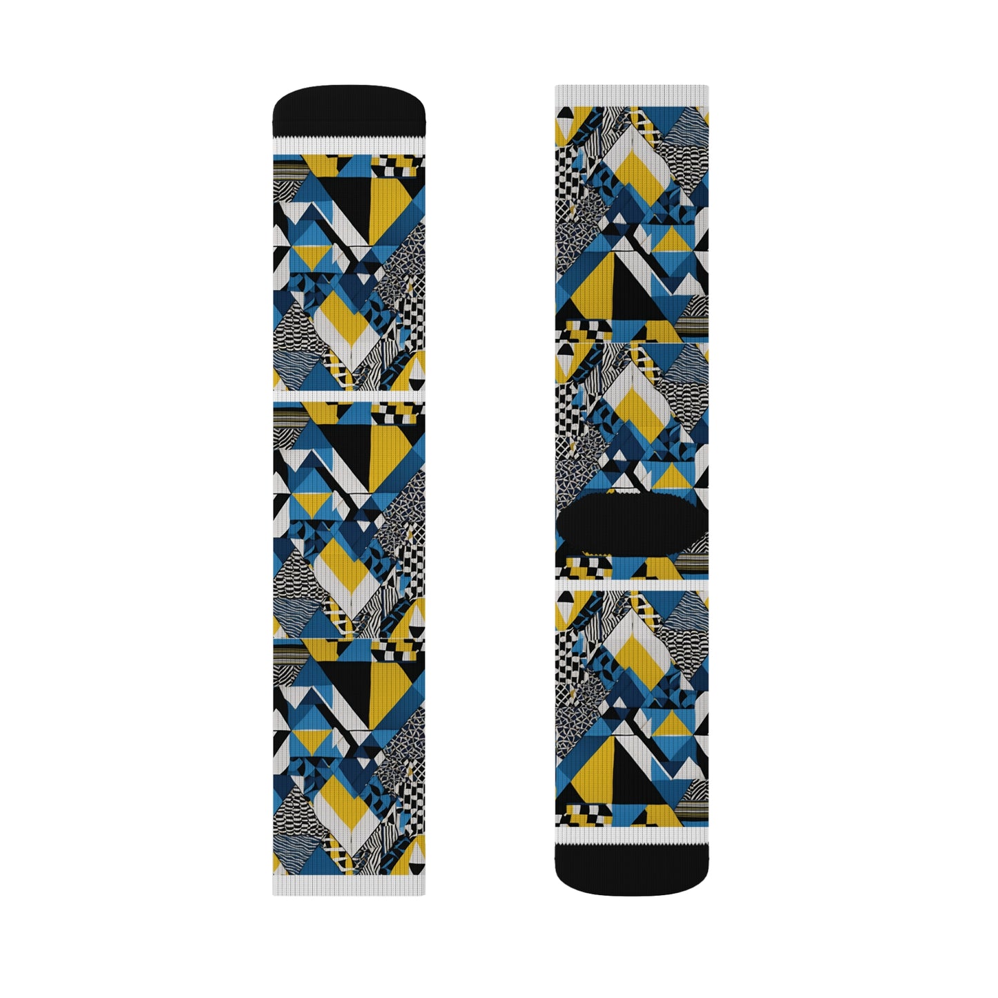 Afro pattern socks