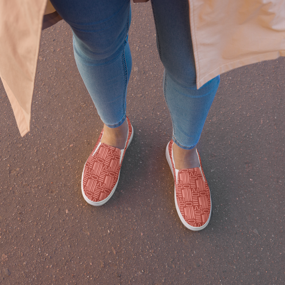 Women's slip-on canvas shoes