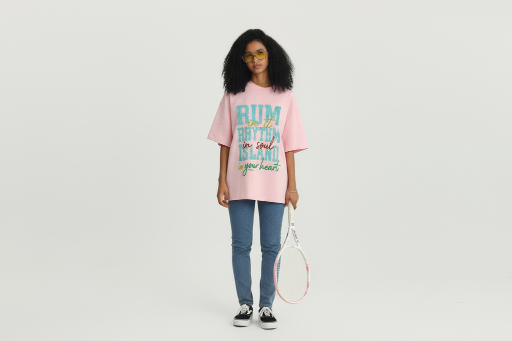 RUM. Crew-Neck Oversize T-shirt Unisex