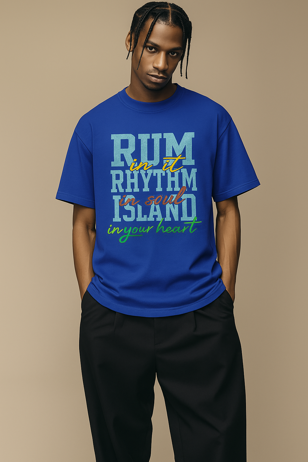 RUM. Crew-Neck Oversize T-shirt Unisex