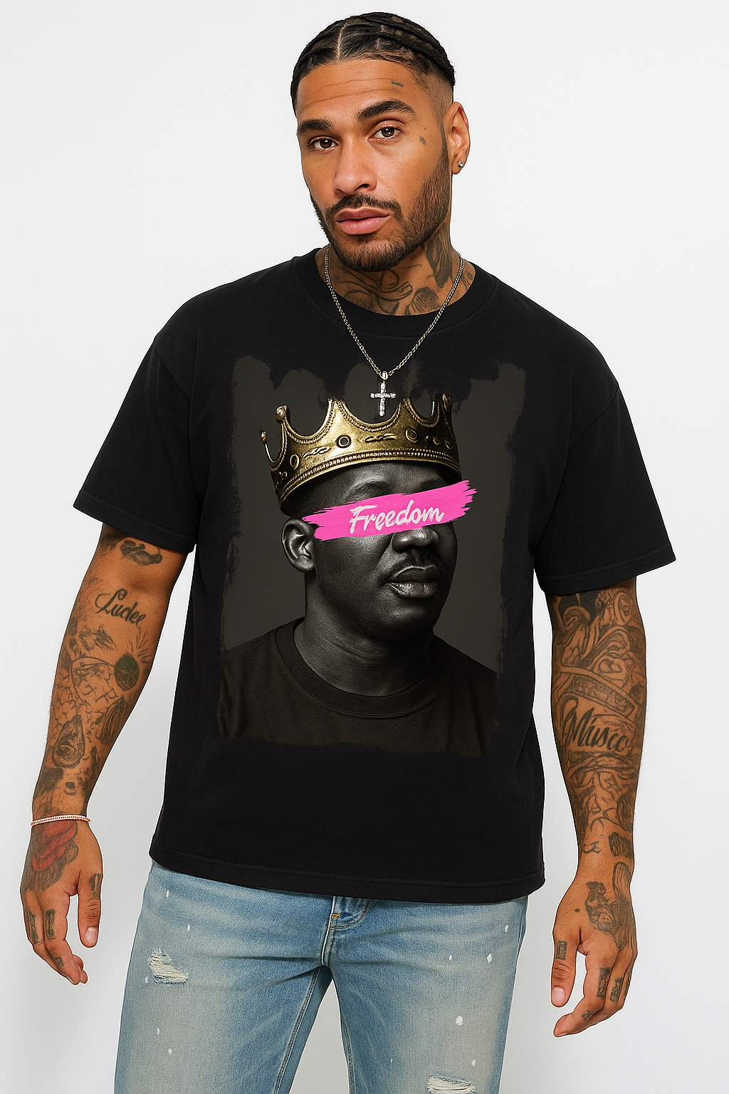 Freedom. Crew-Neck Oversize T-shirt Unisex