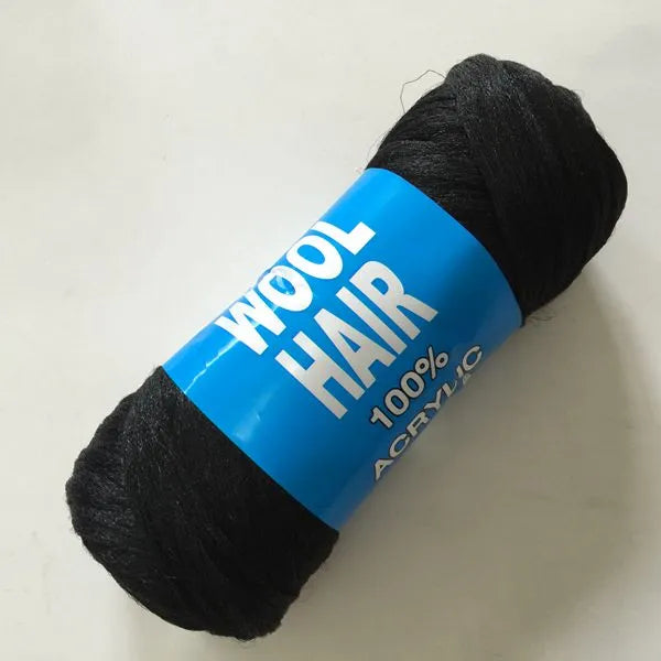 Brazilian wool synthetic fibers for African braids