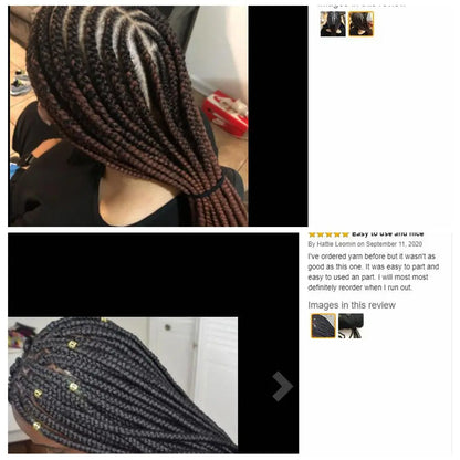 Brazilian wool synthetic fibers for African braids