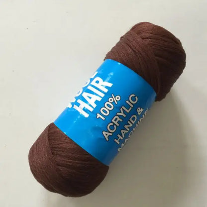 Brazilian wool synthetic fibers for African braids