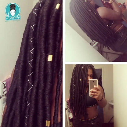 Brazilian wool synthetic fibers for African braids