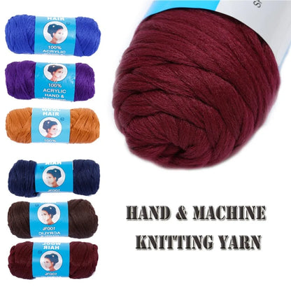 Brazilian wool synthetic fibers for African braids