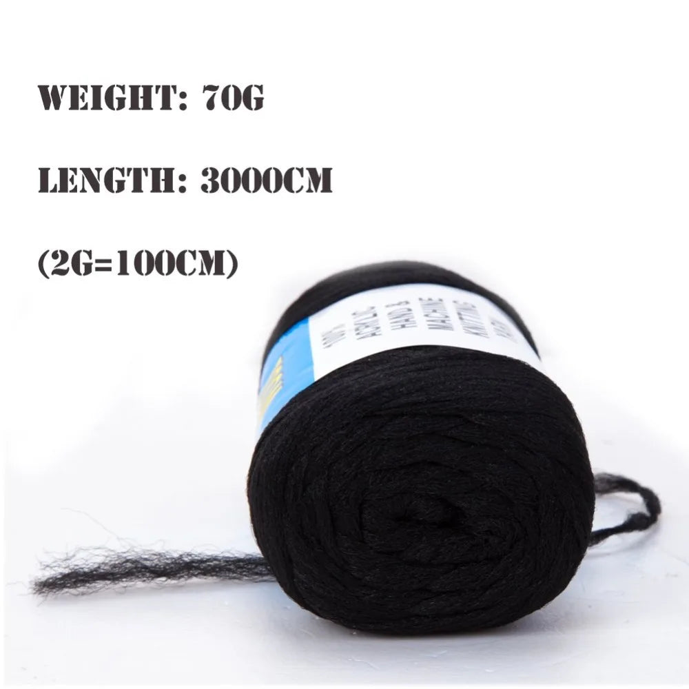 Brazilian wool synthetic fibers for African braids