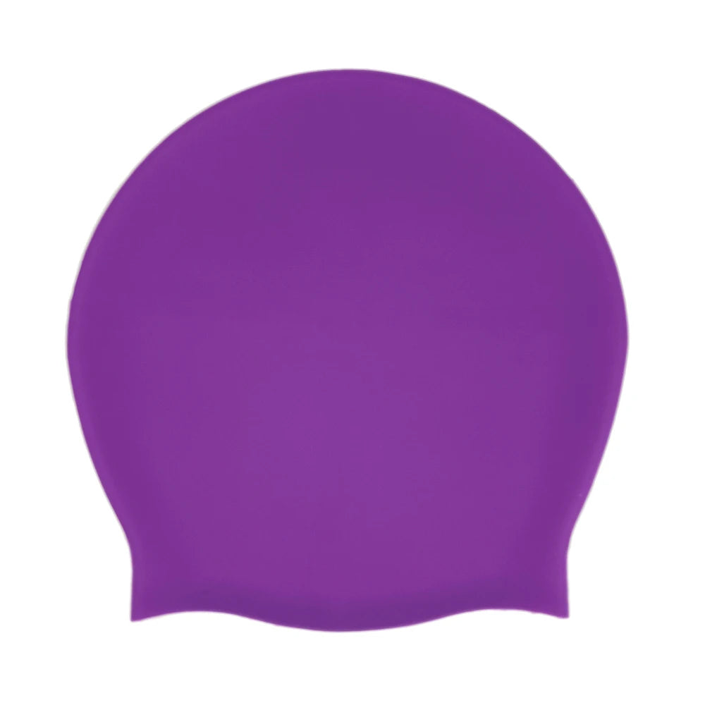Bonnet de Bain Extra Large en Silicone pour Cheveux Longs Tresses Imperméable