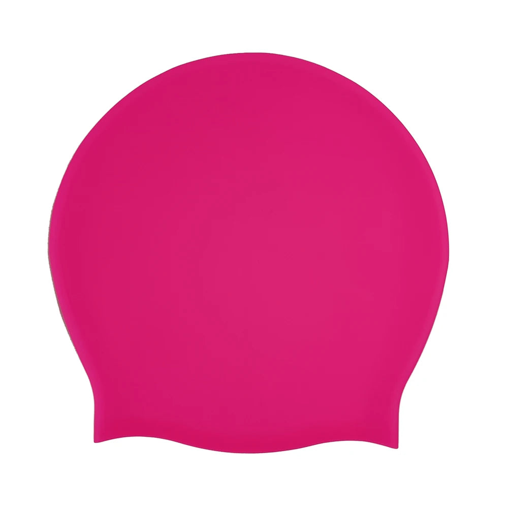 Bonnet de Bain Extra Large en Silicone pour Cheveux Longs Tresses Imperméable