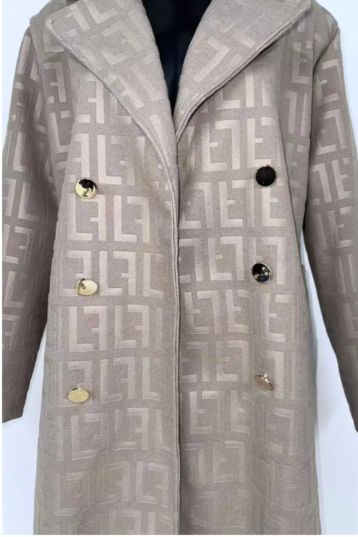 Trench Femme Élégant – XFashion Coat Automne/Hiver 2025