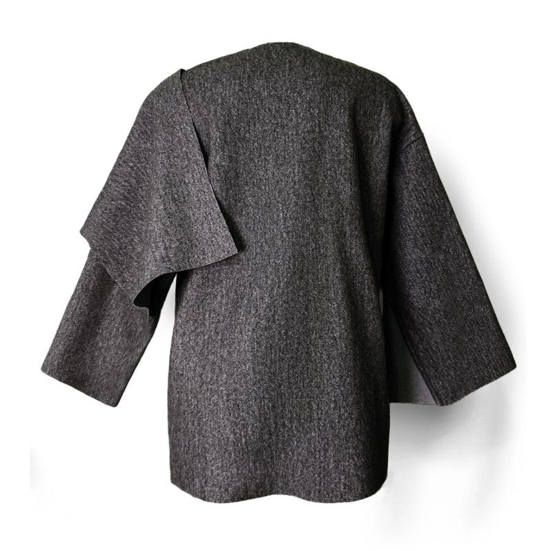 Cape Élégante en Viscose, Polyester & Laine – Manteau Chic Automne/Hiver | Collection 2025/2026