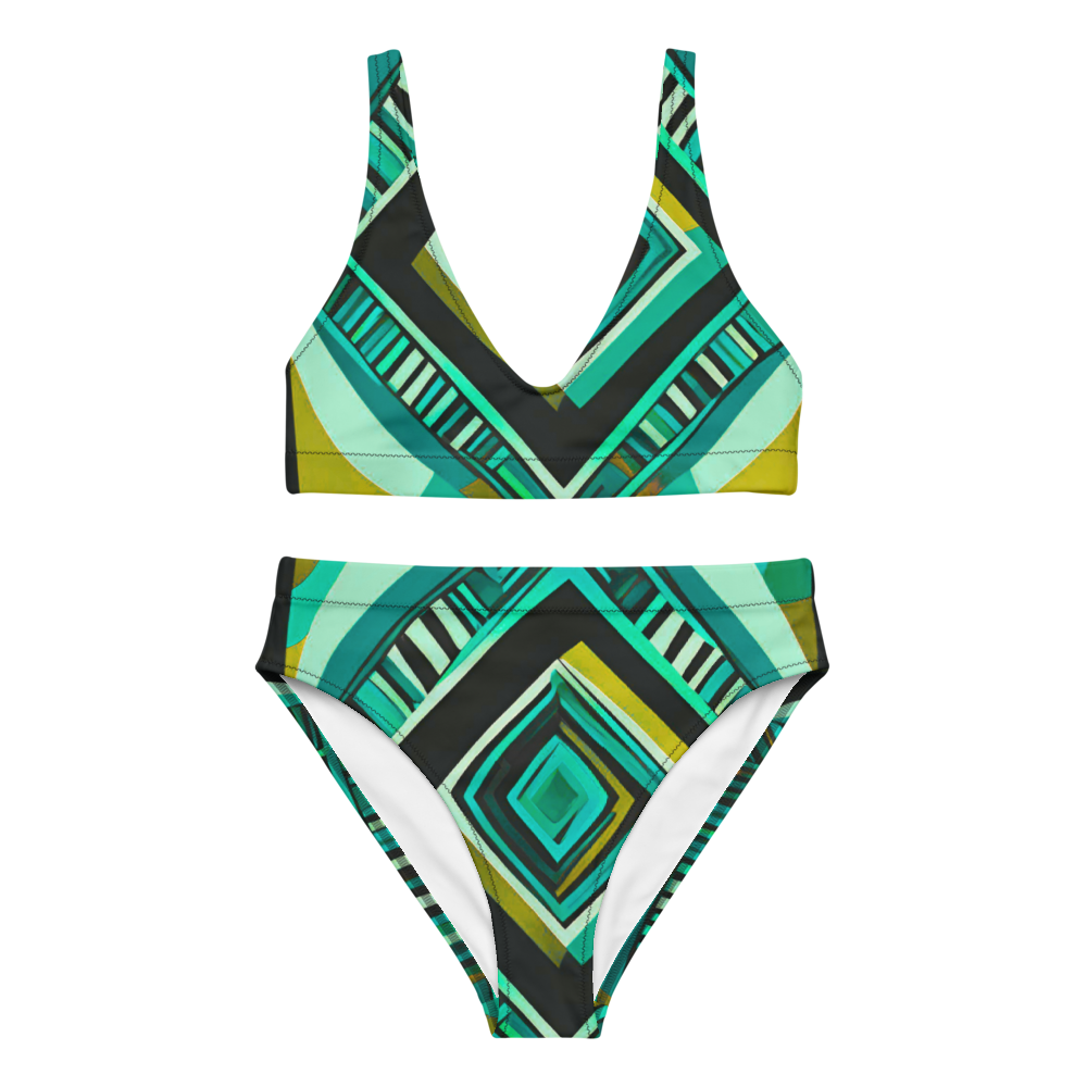 Recycled high-waisted bikini