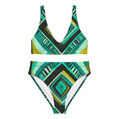 Recycled high-waisted bikini
