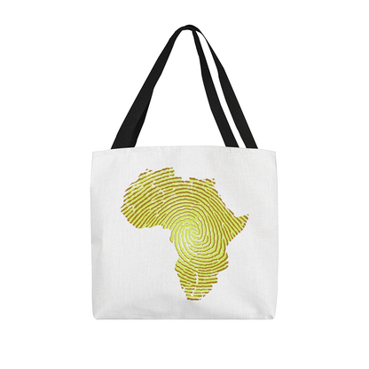 Africa map tote bag