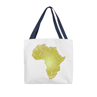 Africa map tote bag