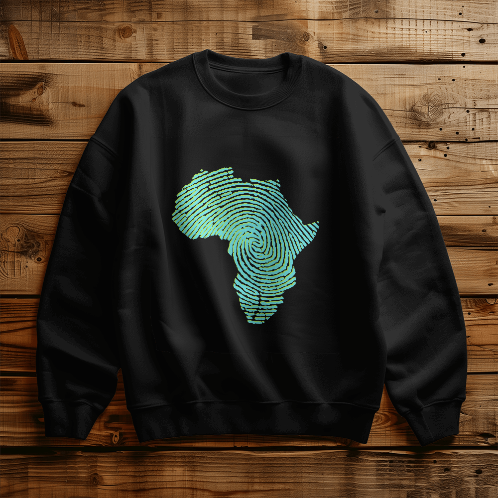 Unisex Crewneck Sweatshirt Front Print AFRICA