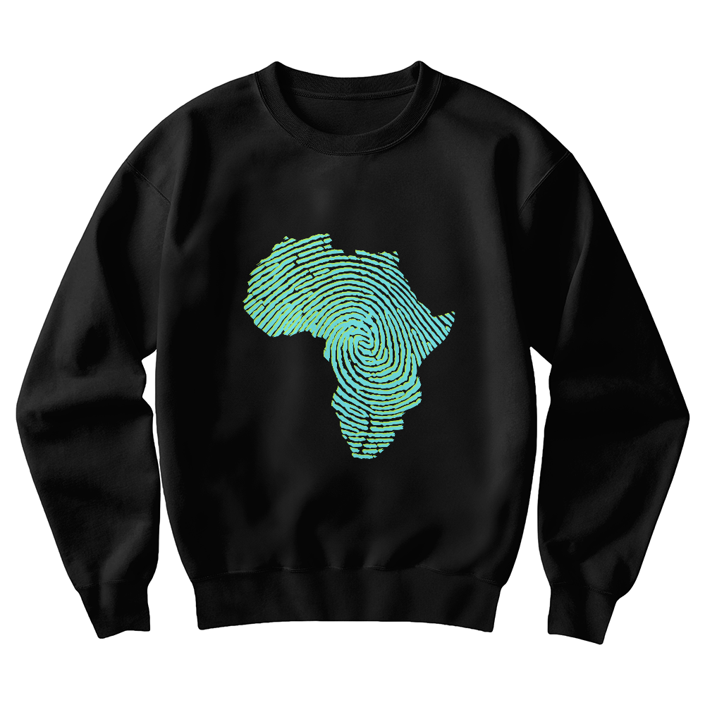 Unisex Crewneck Sweatshirt Front Print AFRICA