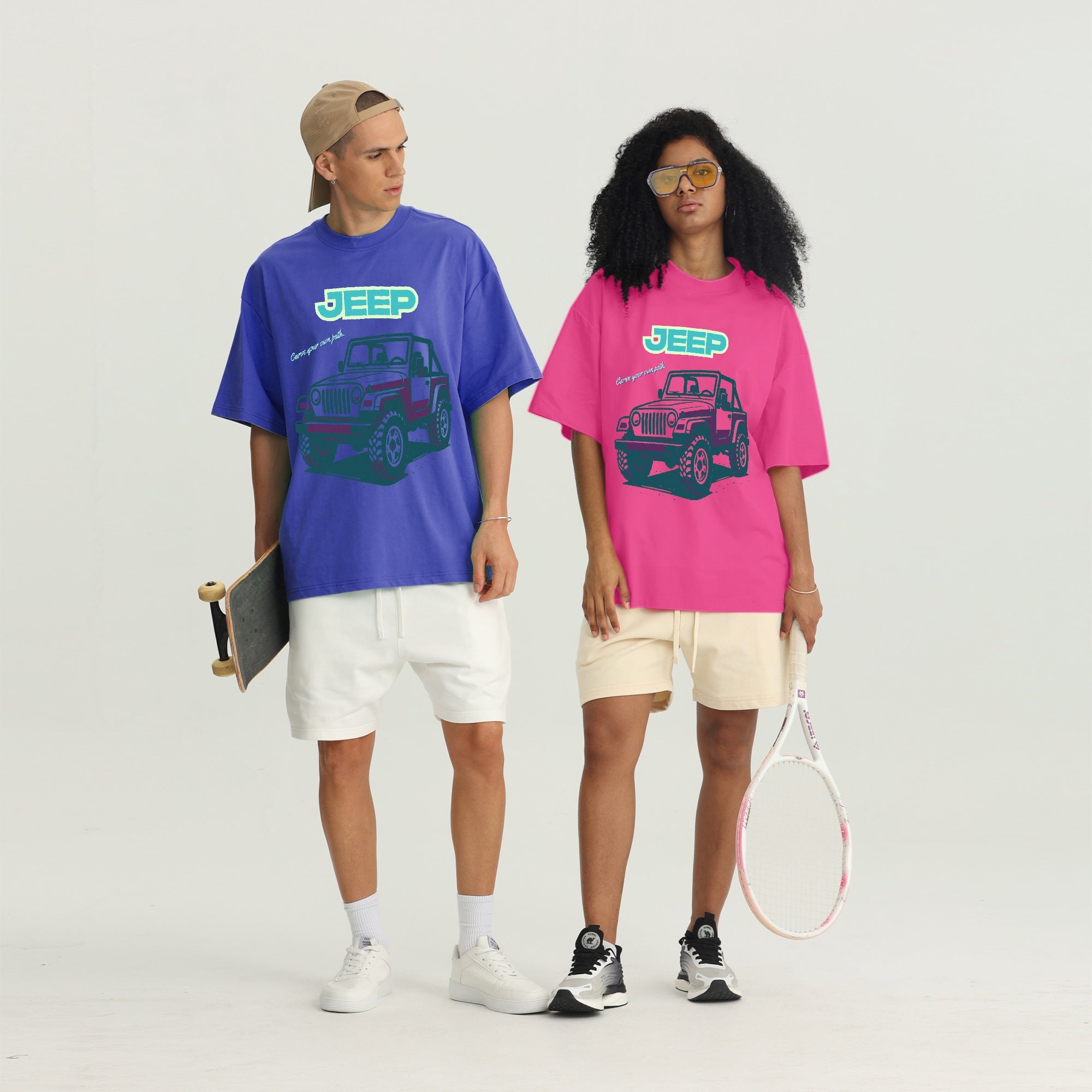 Jeep Crew Neck Oversize T-Shirt