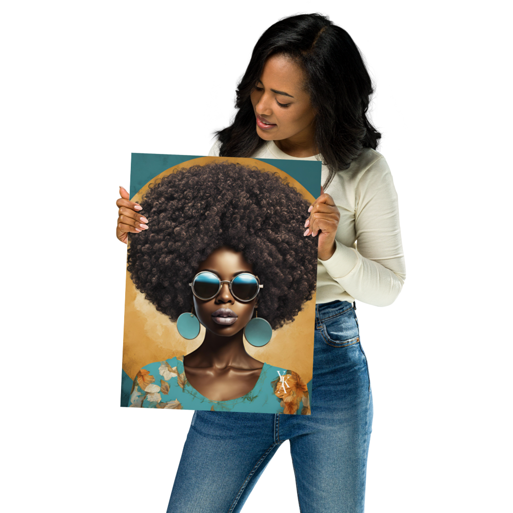Vintage Afro Poster