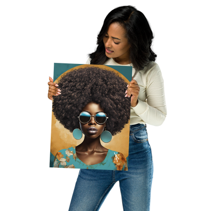 Vintage Afro Poster